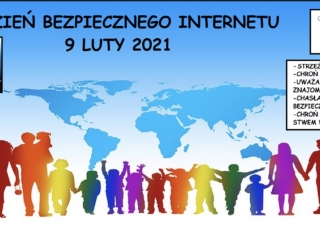 plakat promujący Dzień bezpiecznego internetu