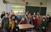 5.Uczniowie klasy 4a podczas lekcji otwartej