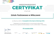Certyfikat dla szkoly