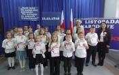 Uroczysty apel w SP w Milaczewie z okazji Swieta Odzyskania Niepodleglosci (11)