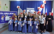 Pasowanie na ucznia 2025 SP Milaczew (1)