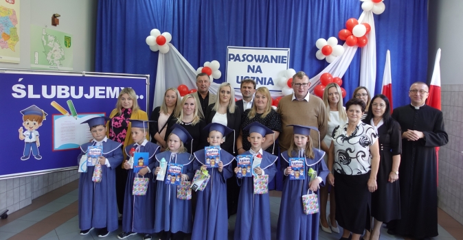 Pasowanie na ucznia 2025 SP Milaczew (1)