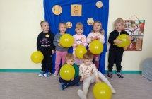 Zabawy z balonami - grupa X