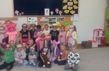 Wspolne zdjecie ze smiesznymi gadzetami